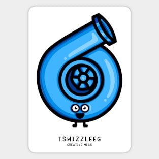 Cutest Turbo - Blue Magnet